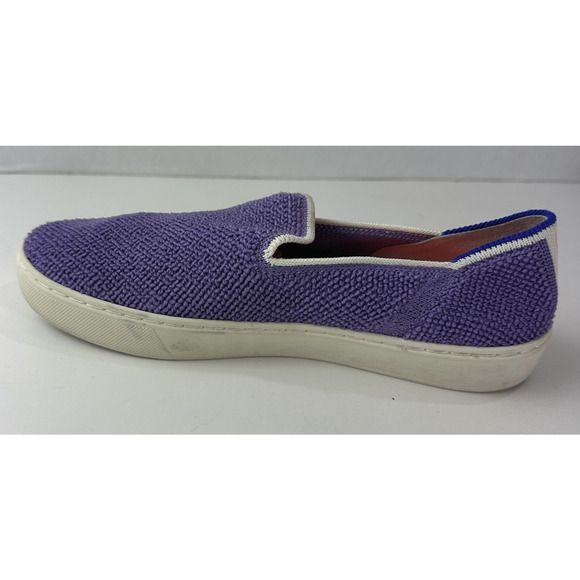 Rothy’s The Original Slip On Amethyst Terry Purple Knit Sneaker Size 7 Shoes - Picture 3 of 14
